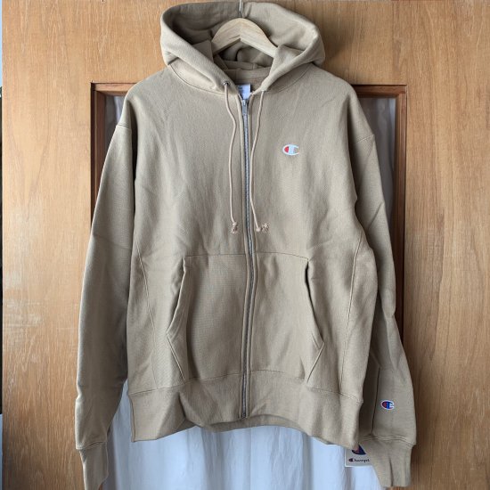 Champion reverse weave hot sale tan hoodie