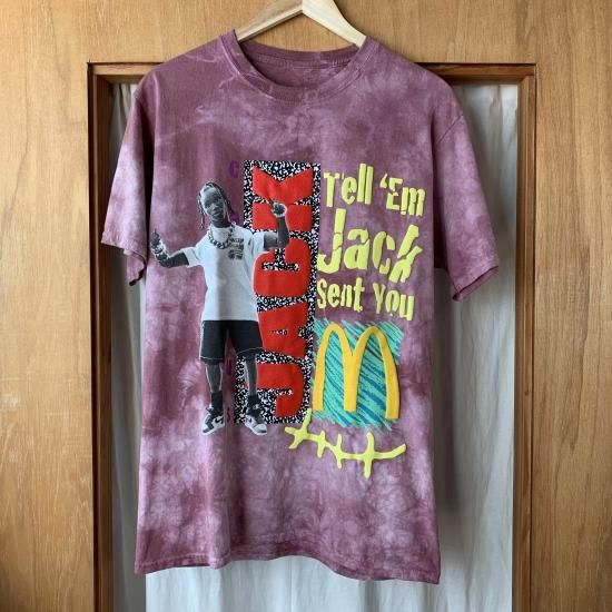 travis scott×マクドナルド　Tシャツ