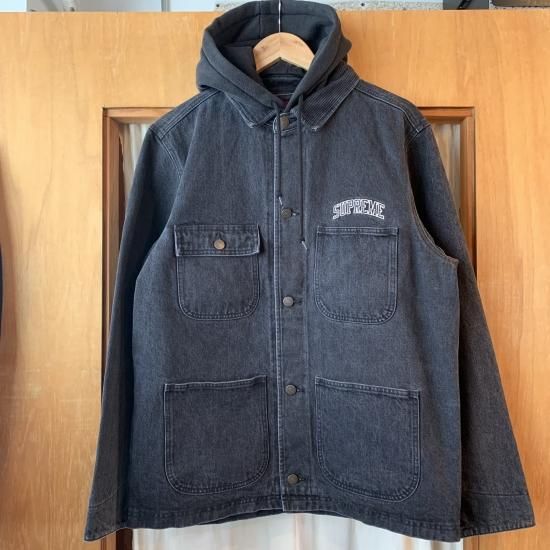 supreme hooded chore coat