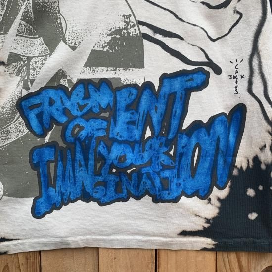 Travis Scott Cactus Jack + Kaws for Fragment Logo L/S Tee
