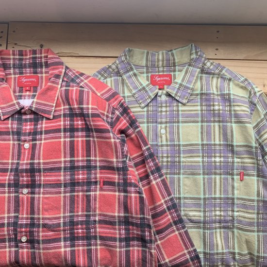 Supreme Printed Plaid Flannel Shirt - New York Storage