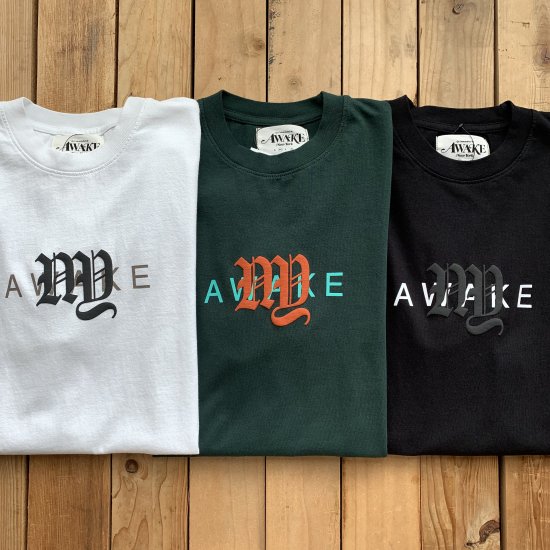 AWAKE Tシャツ センターロゴ