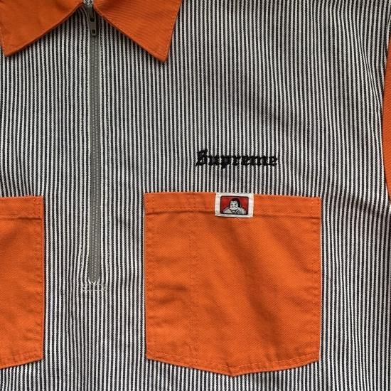 Supreme Ben Davis Half Zip Work Shirt - New York Storage Supreme Ben Davis Half Zip Work Shirt - New York Storage