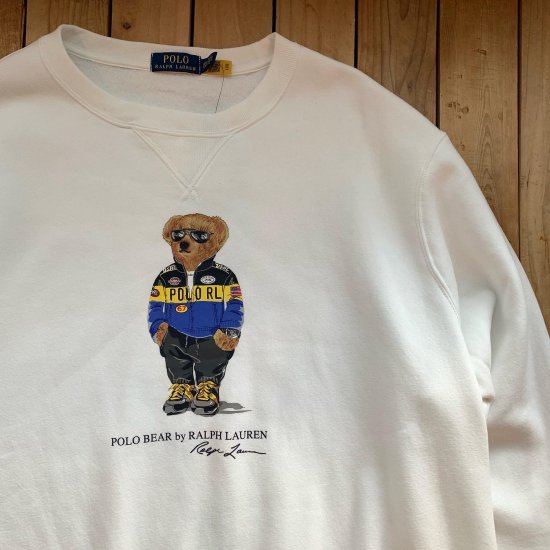 Ralph Lauren Polo Racing Bear Crewneck Sweatshirt - New York Storage