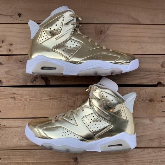 Air jordan 6 pinnacle metallic cheap gold