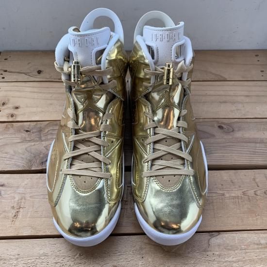 Air jordan 6 on sale pinnacle metallic gold