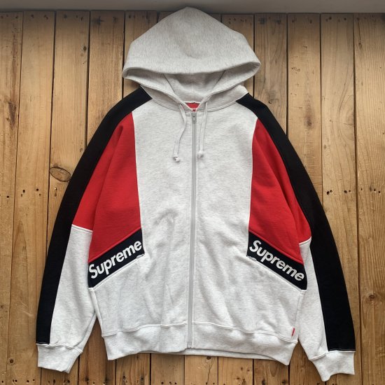 Supreme Color Blocked Zip Up Hoodie - New York Storage