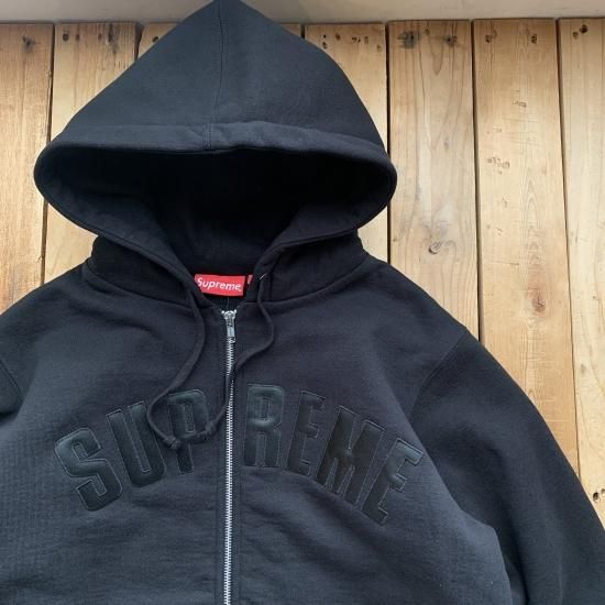 Supreme Arc Logo Thermal Zip Up Sweatshirt - New York Storage Supreme Arc Logo Thermal Zip Up Sweatshirt - New York Storage