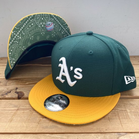 New Era MLB 9Fifty Oakland Athletics Paisley Snapback Cap - New York Storage