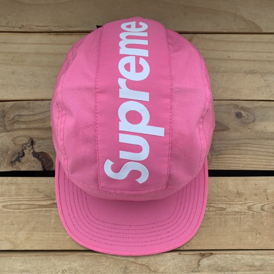 Supreme Top Panel Stripe Camp Cap - New York Storage