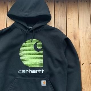 Carhartt Rain Defender Loose Fit Midweight "C" Logo Graphic Hoodie 