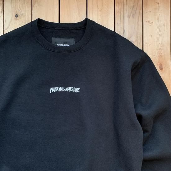 Fucking Awesome Little Stamp Crewneck Sweatshirt Black - New Fucking Awesome Little Stamp Crewneck Sweatshirt Black - New