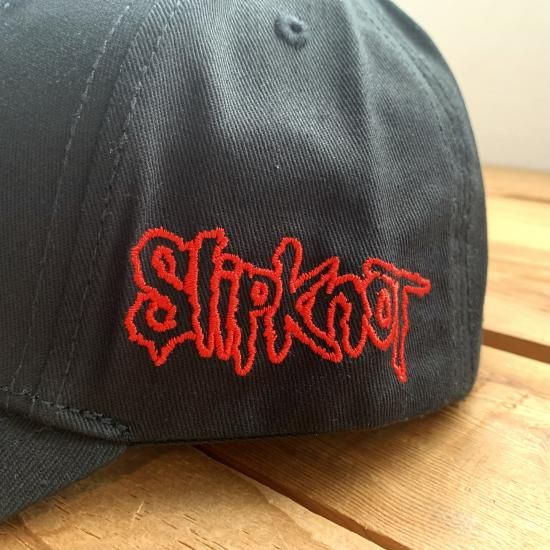 SLIPKNOT スリップノット 90s 帽子 Cap ビンテージ SLIPKNOT スリップノット EMBROIDERED LOGO/TRUCKER CAP