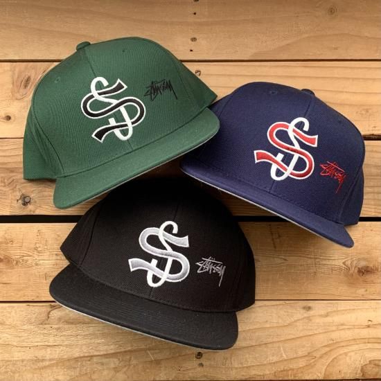 STUSSY ステューシー キャップ 帽子 Big League Point Crown