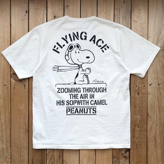 ヴィンテージ ピーナッツ Tシャツ | フライング エース - New
