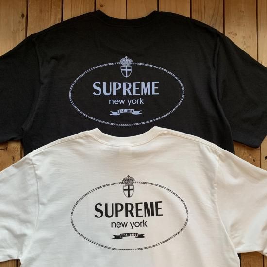 Supreme ネイビー Tシャツ XL（24FW Crest tee） Supreme Crest Tee | Tシャツ - New York Storage