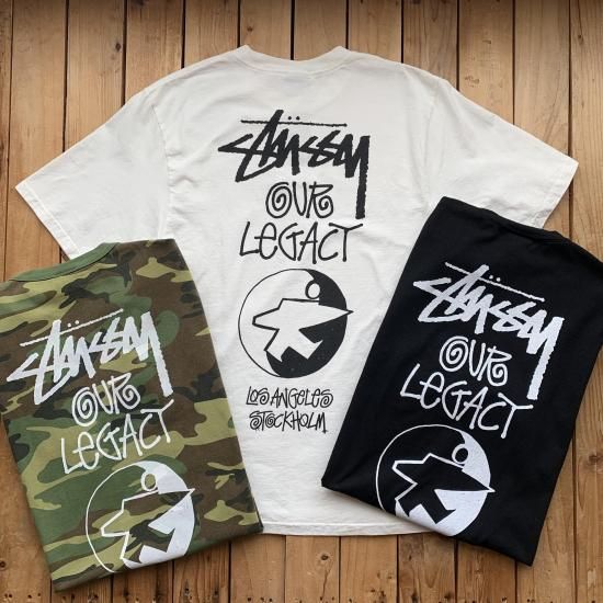 stussy Our Legacy Tシャツ Stussy x Our Legacy Work Shop Collegiate Pigment Dyed Tee