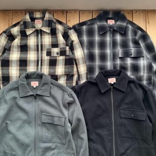 Big Mike Heavy Flannel Zip Shirts Jacket