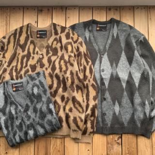 Town Craft Vintage Pattern Shaggy Cardigan