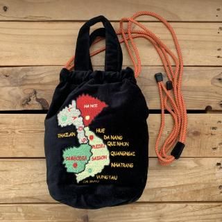 Houston Velveteen Effect Bag