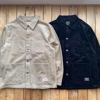 Big Mike Corduroy Washed Coverall Black, Beige