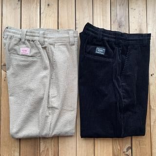 Big Mike Corduroy Washed Easy Pants Black, Beige