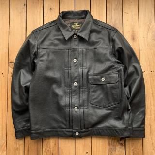 Houston Cow Leather Track Jacket
