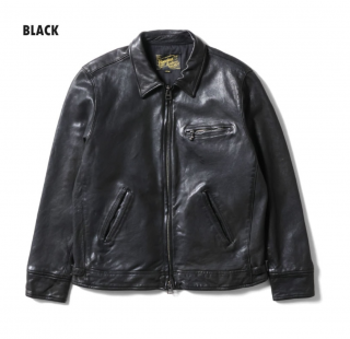 Houston Leather Policeman Jacket Black
