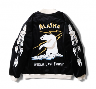 Houston Velveteen Souvenir Jacket Alaska Black