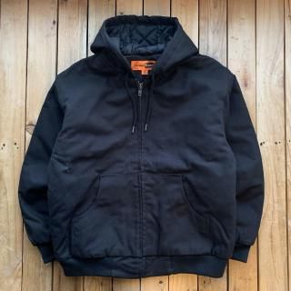 Cornerstone Duck Cloth Hooded Work Jacket Black