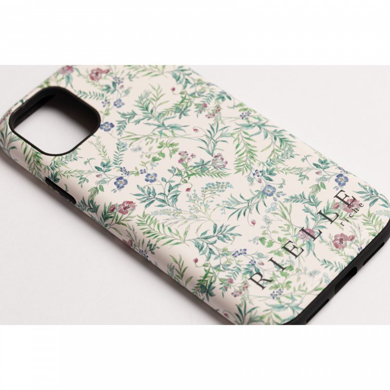 Flower Print iPhone Case(White)
