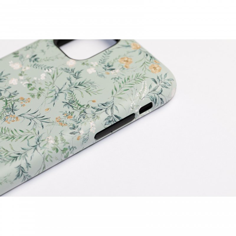 Flower Print iPhone Case(Mint)
