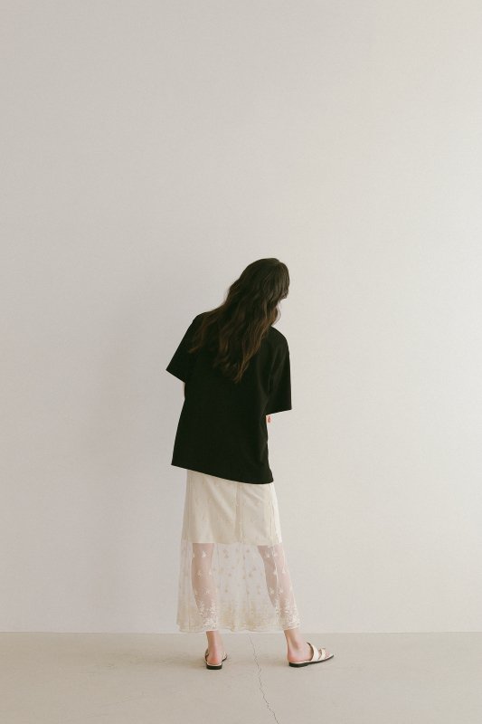 Flower Lace Skirt（Off White）