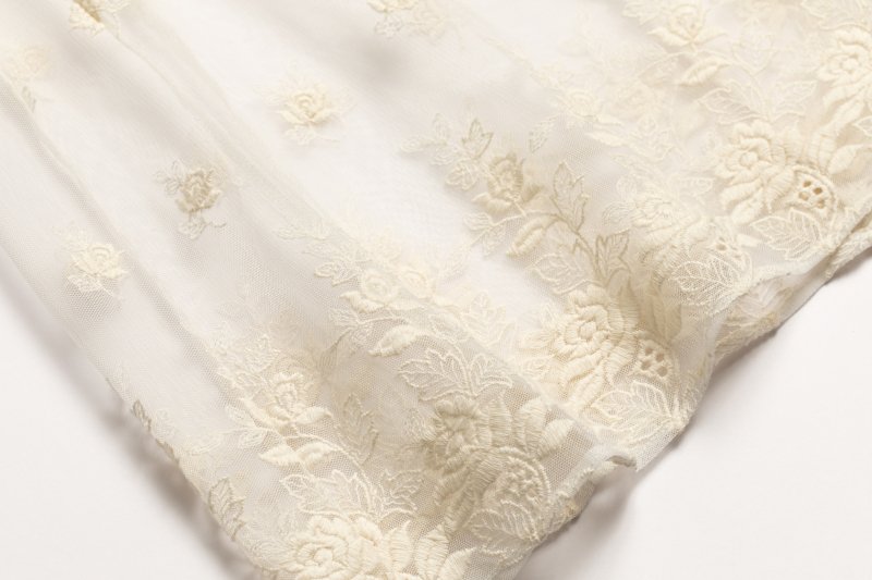 Flower Lace Skirt（Off White）