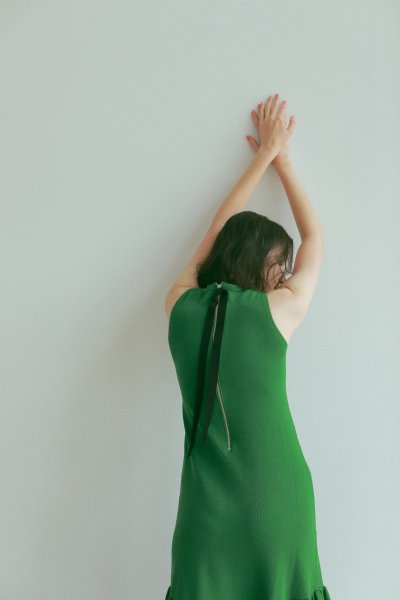 AMYER - American Sleeve Knit One-Piece（Green）