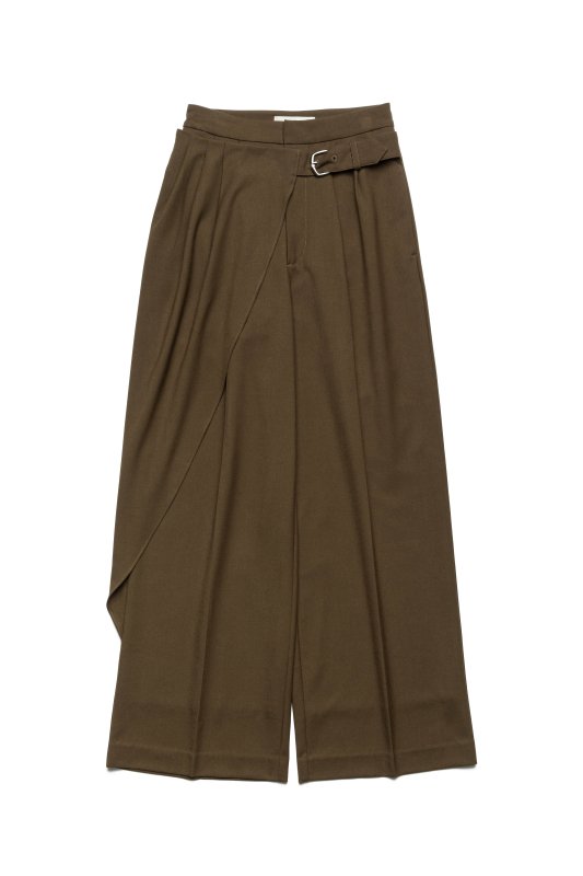Wrap Design Pants(Brown)