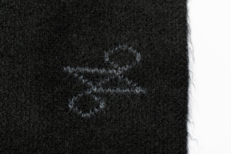 Fluffy Logo Stall(Black)