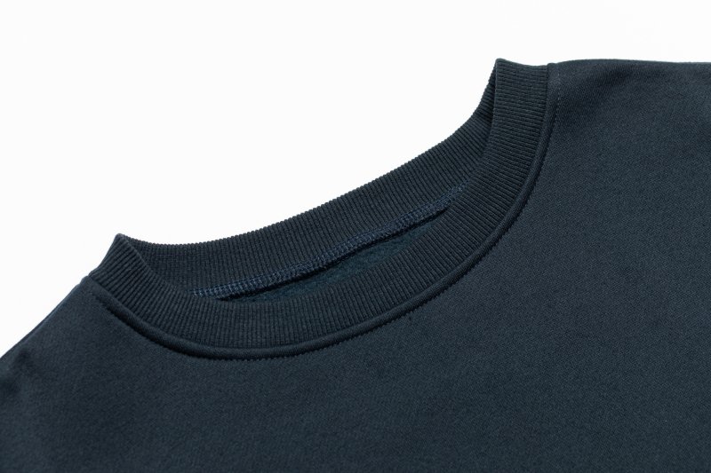 Brushed-Back Fleece Embroidered Logo Pullover(Navy)