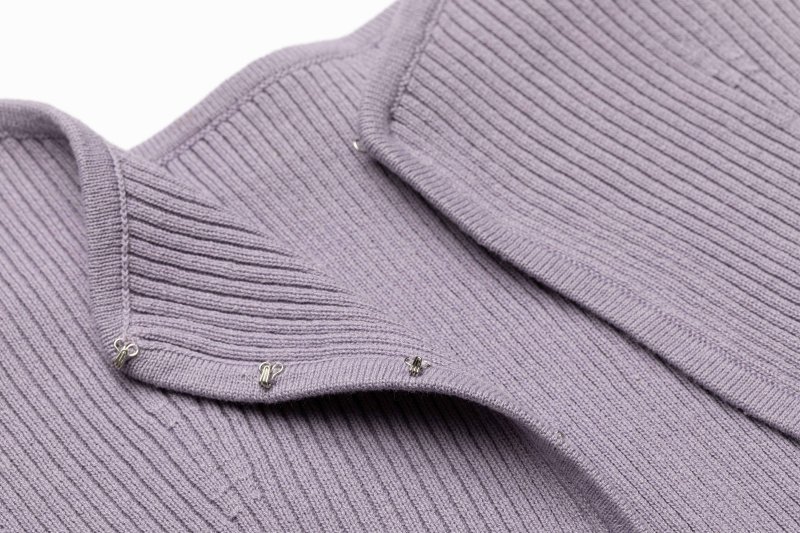 Bustier Knit One-Piece(Purple)