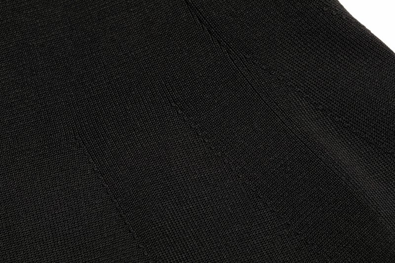 Irregular Hem Knit Set Up(Black)