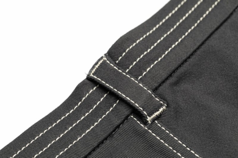 Stitch Straight Pants(Charcoal Gray)