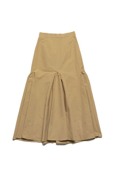AMYER - Volume Long Skirt(Beige)
