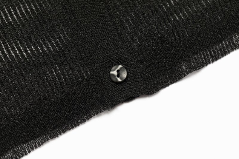 Metallic Knit Cardigan & Camisole Set(Black)