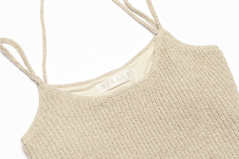 Knit Camisole Tops(Beige)