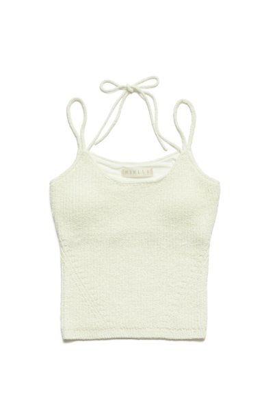 RIELLE riche - Knit Camisole Tops(Off White)