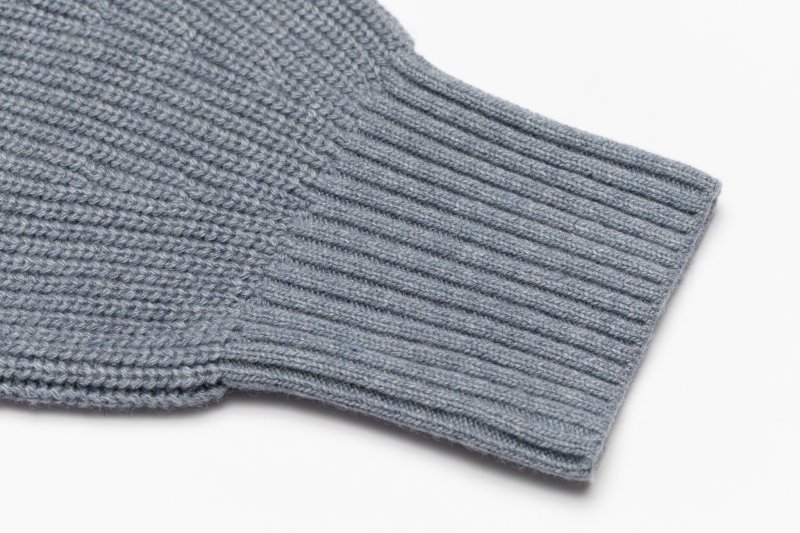 Raglan Sleeve Cable Knit Cardigan(Blue)