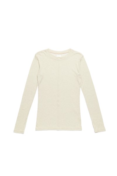 RIELLE riche - ͽDouble Collar Sheer Long T-shirt(Ivory)