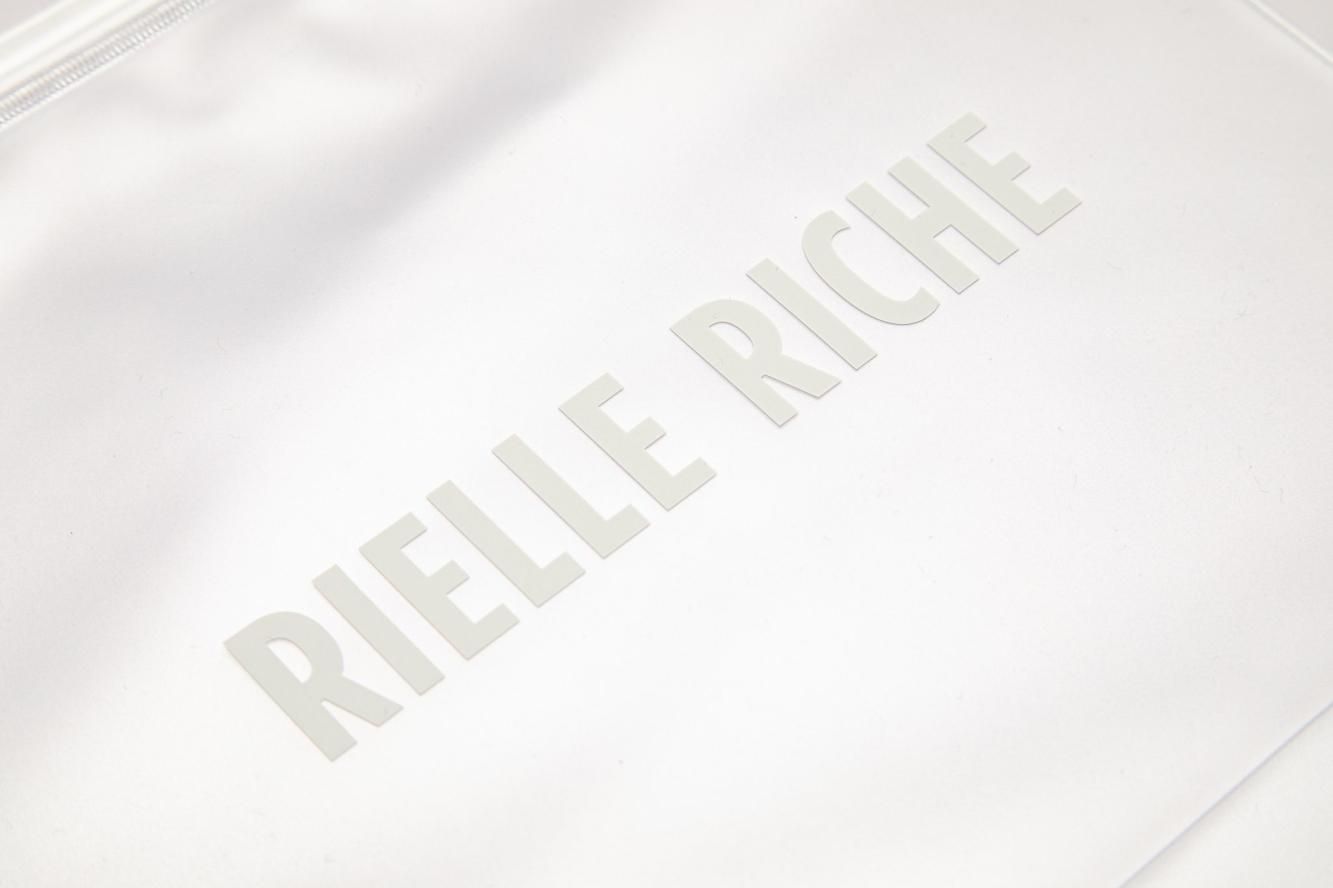 ウェーブパターンワンピース＆スイムハット（ブラック）