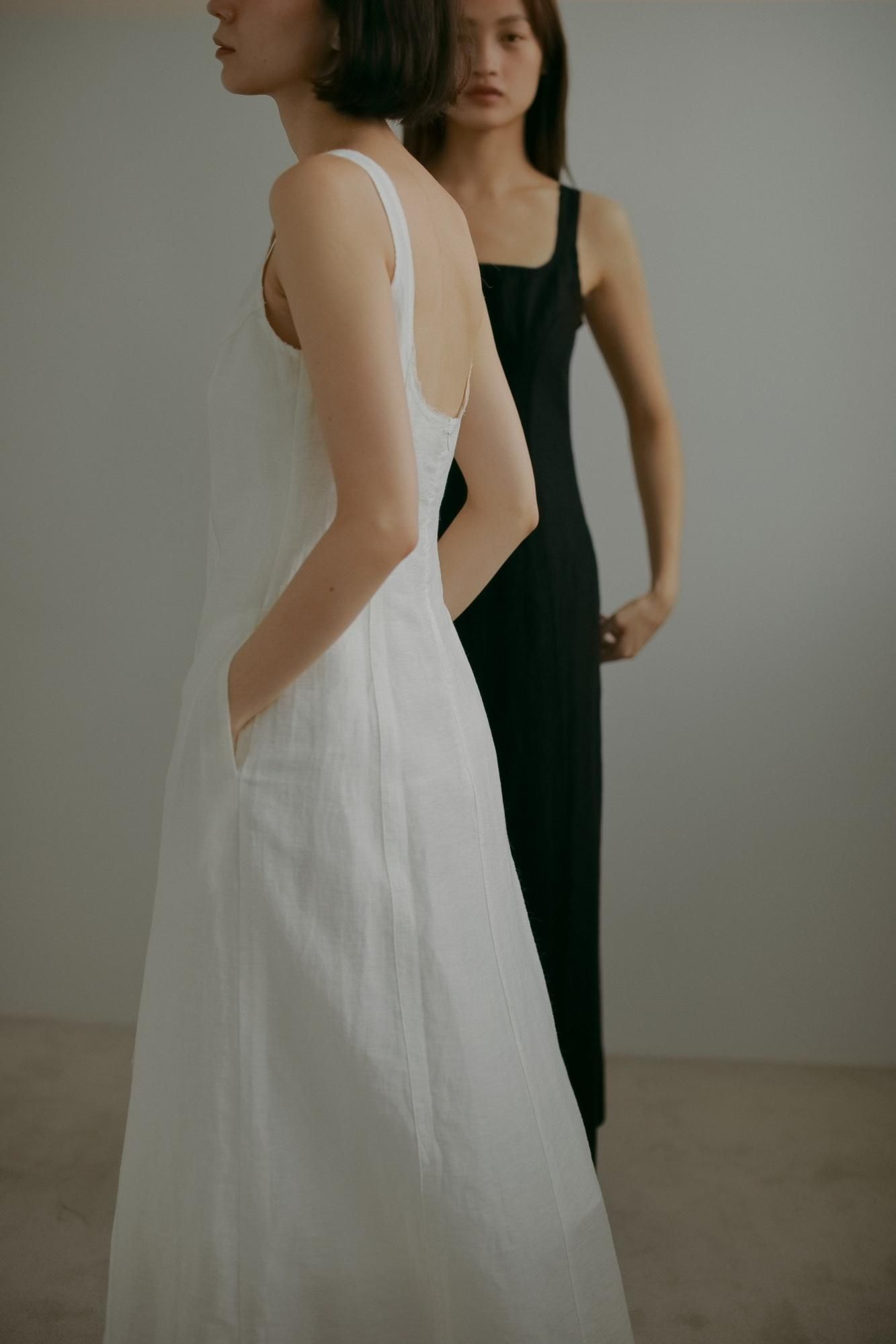 シアーカッティングワンピース（ブラック）