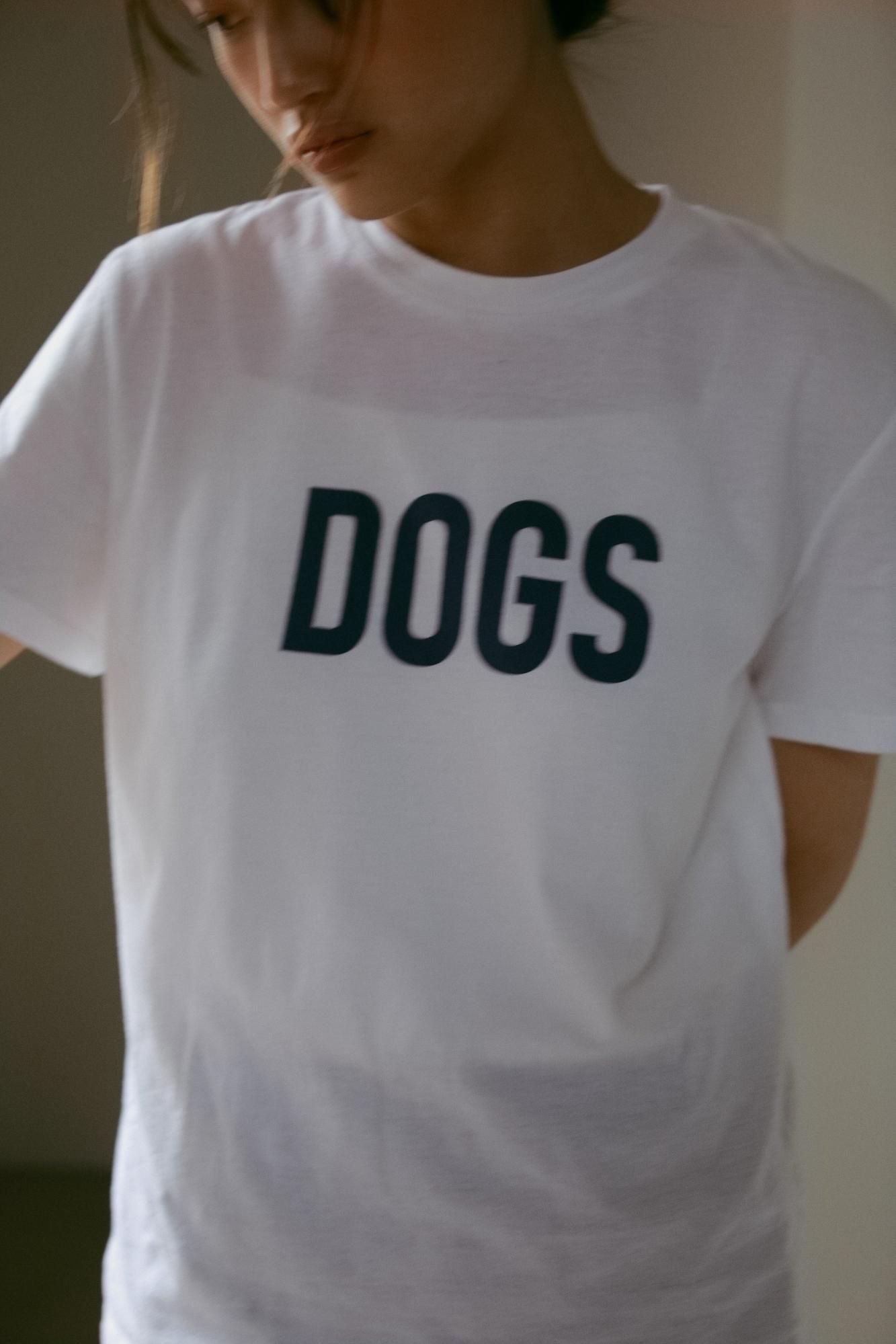 PARLYGATES プリントロゴTシャツ ホワイト ペットロゴプリントTシャツ(ホワイト）